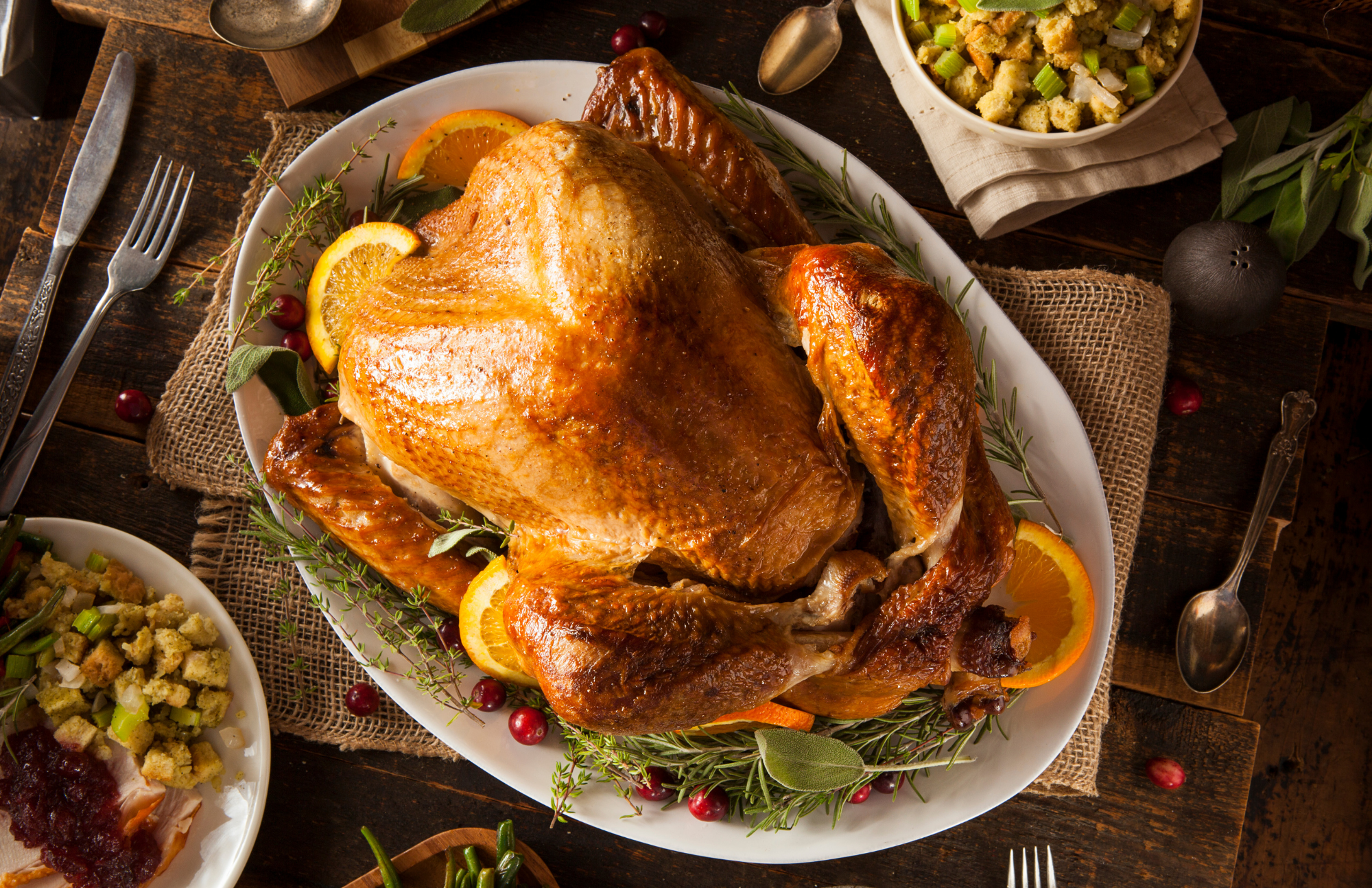 Herb-Roasted Turkey with SLOMIXX®